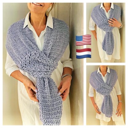 ITS A WRAP SLIP KNOT SUMMER SHAWL