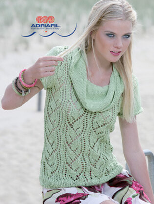 Sylvia Sweater in Adriafil Nature - Downloadable PDF