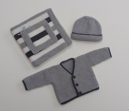 Noah Premature Baby Cardigan Set