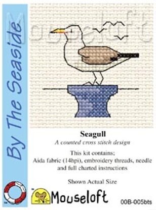 Mouseloft By the Seaside Seagull Cross Stitch Kit - 64mm 