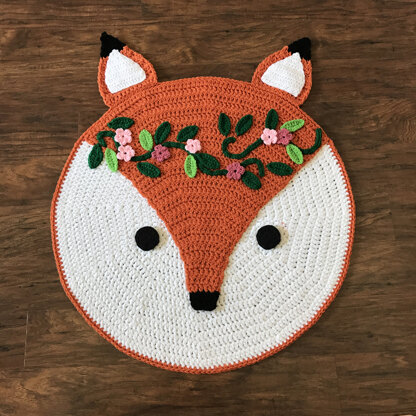 Woodland Fox Nursery Rug