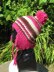 Superchunky Stripe Peruvian Bobble Trapper Hat