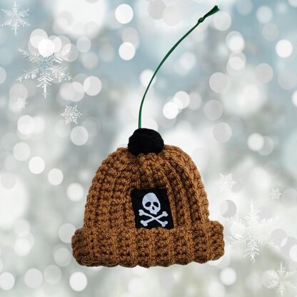 Skull Beanie Ornament