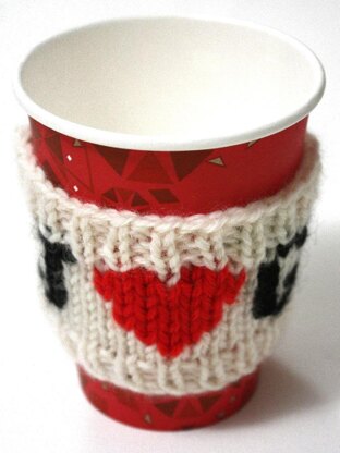 Heart warming cup sleeve