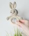 Crocht bunny baby rattle amigurrumi pattern