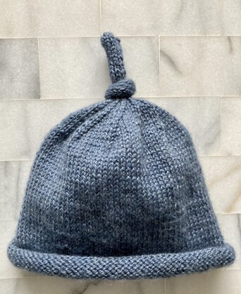 Top Knot Beanie for Thomas