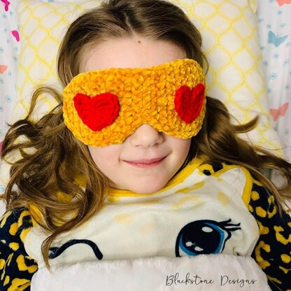 Heart Eyes Emoji Sleep Mask