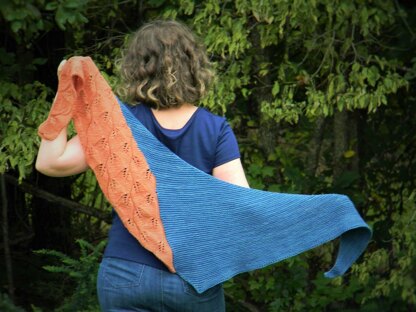 Autumn Pond Shawl