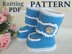 Knitting PATTERN Baby Booties Knitted Baby Uggs Tiana