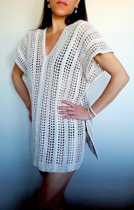 V Neck Caftan Cover Up