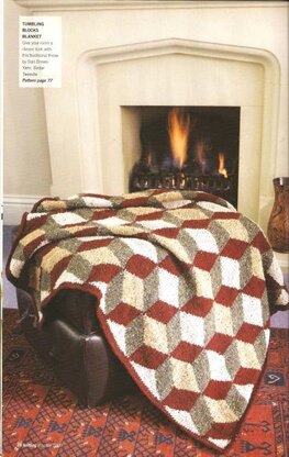 Tumbling Blocks Blanket