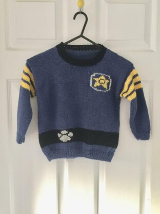 Pet Patrol Paw Print Jumper