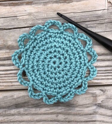 Simple Flower Coaster