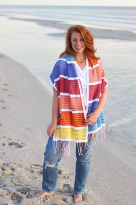 Summer Sunset Blanket Scarf