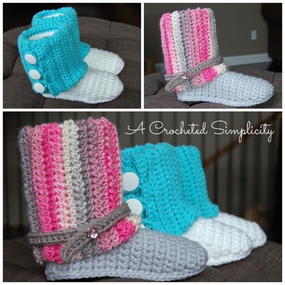 Kid's Slouchy Slipper Boots