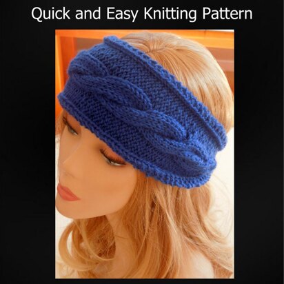 Roundtop Knitted Headband [FREE Knitting Pattern]