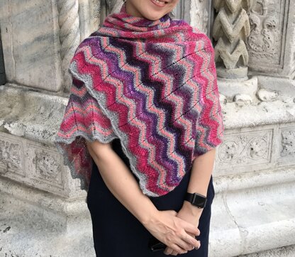 Chevron shawl