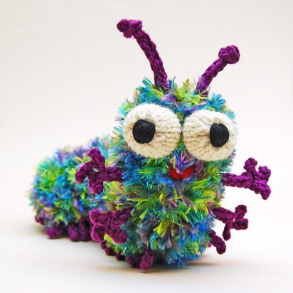 Cuterpillar Amigurumi Caterpillar Plush Toy - knitting pattern