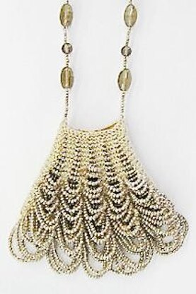 "Lacey" Beaded Knit Amulet Purse