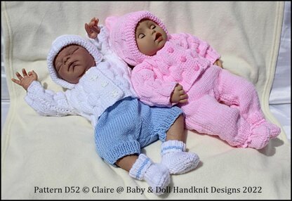 Mix and match set for 14-18 inch doll (preemie-newborn baby)