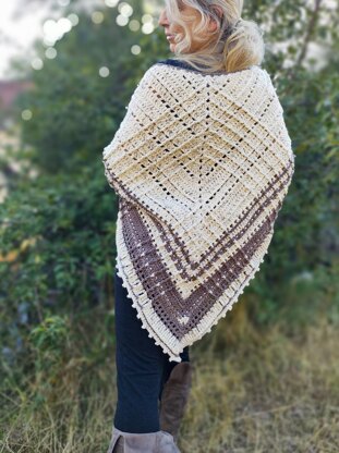 Nova Hooded Triangle Shawl