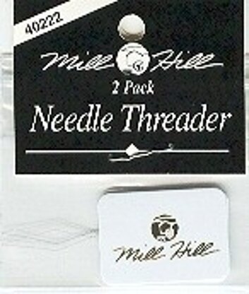 Mill Hill Needle Threader, Two Small Eye Needle Threaders