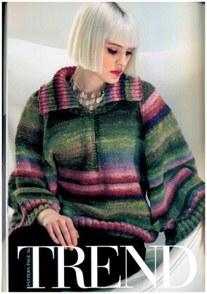 Trend Sweater in Noro Kureyon