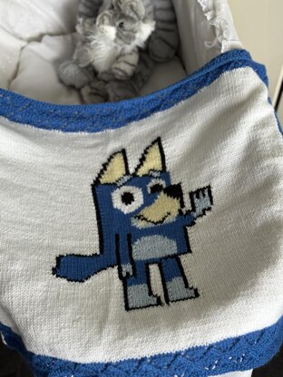 Bluey Heeler Baby Blanket