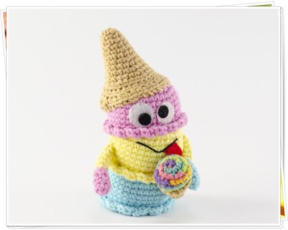 Amigurumi Ice Cream Monster