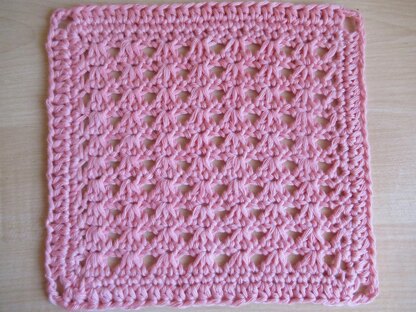 Lacy Shells Washcloth