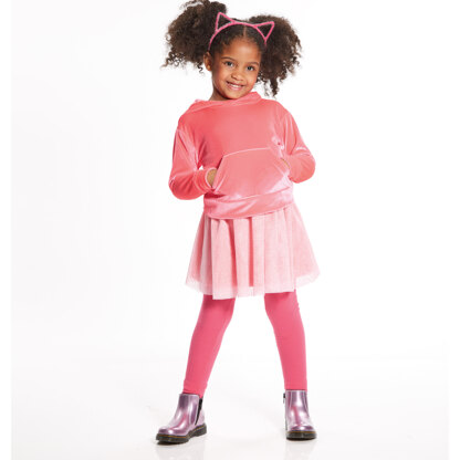 New Look Children's Hoodie and Skirts 6747 - Paper Pattern, Size 3-4-5-6-7-8