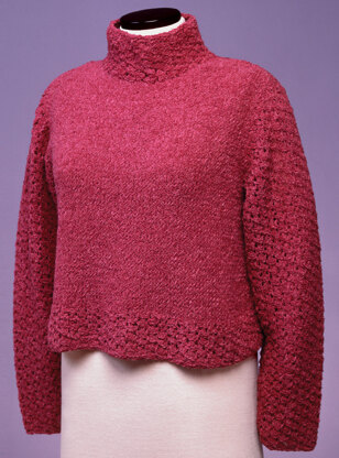 Openwork Turtleneck