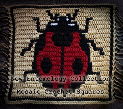 Entomology Collection Mosaic Square - Ladybug