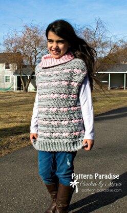 Sweetheart Poncho Sweater