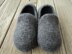 Men's Loafer Slippers Felted Knit