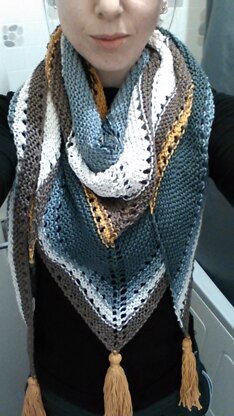 Coffee Shop Shawl