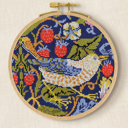 DMC The V&A - Strawberry Thief - William Morris (inc 7" Hoop) - 18cm