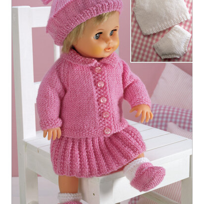 Doll’s Outfit in Hayfield Bonus DK - 3119 - Downloadable PDF