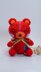 Cocomelon Red Teddy Bear Amigurumi Crochet Toy Pattern