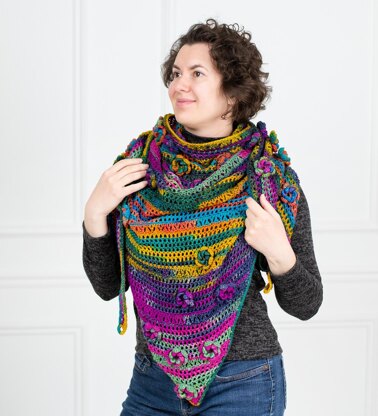 Yarn Garden shawl