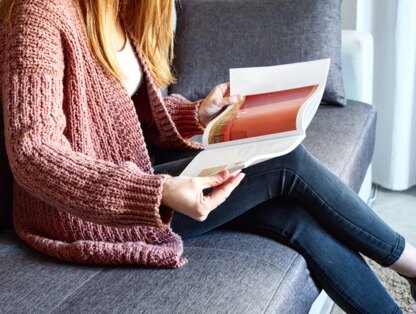 Wheat Petals Cardigan - Crochet Pattern