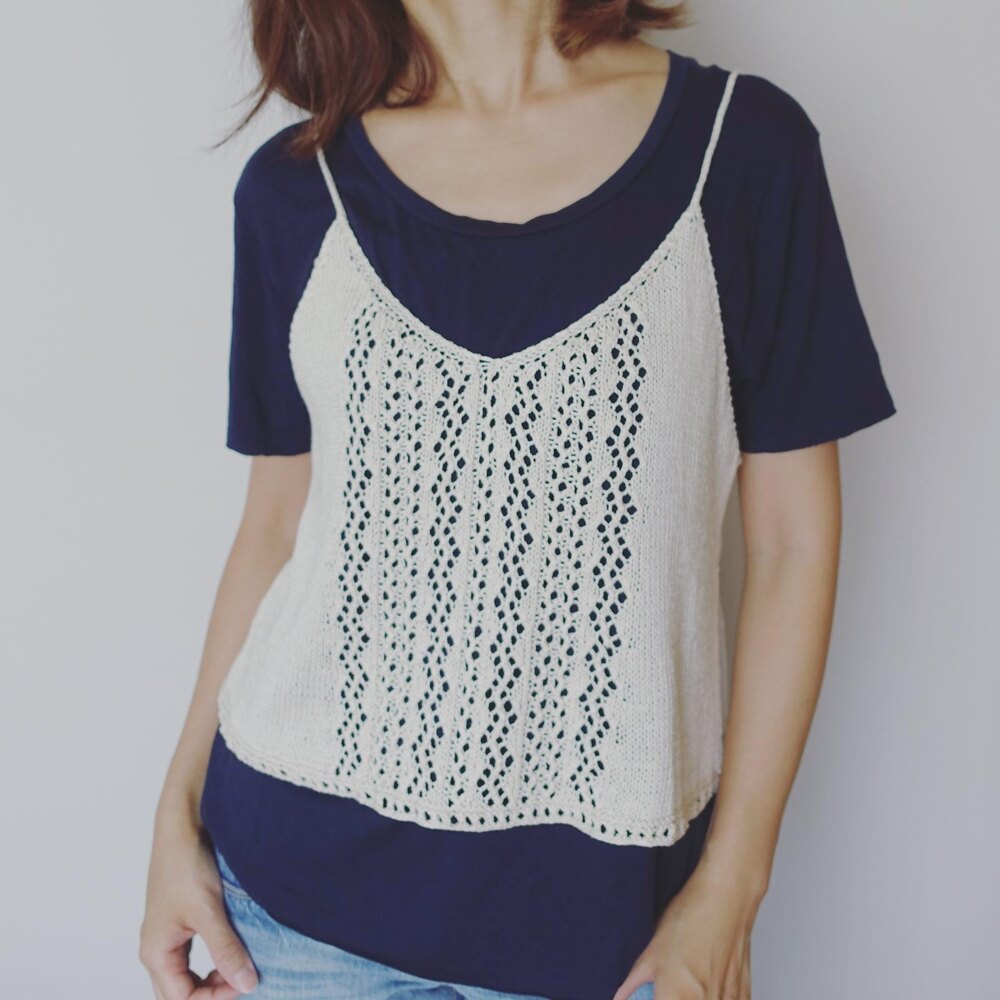 2way cami top Knitting pattern by Irene Lin | LoveCrafts