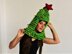 Crochet Christmas tree hat