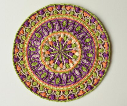 Dandelion Mandala Overlay Crochet