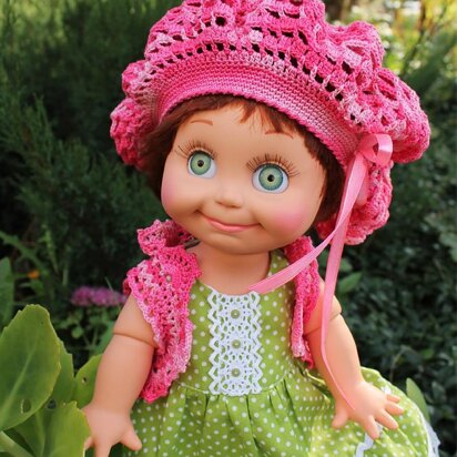 Beret and bolero for dolls