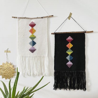 Rainbow Diamond Wall Hanging