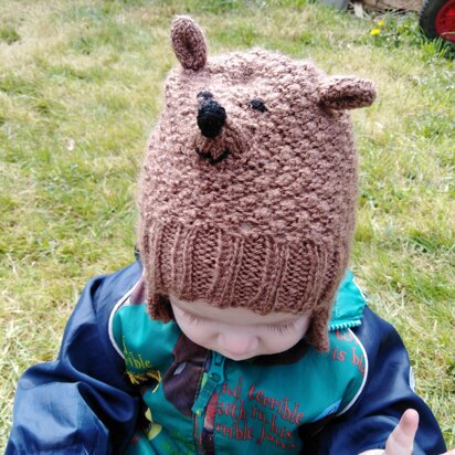 Hedgehog Baby Hat - knitting pattern