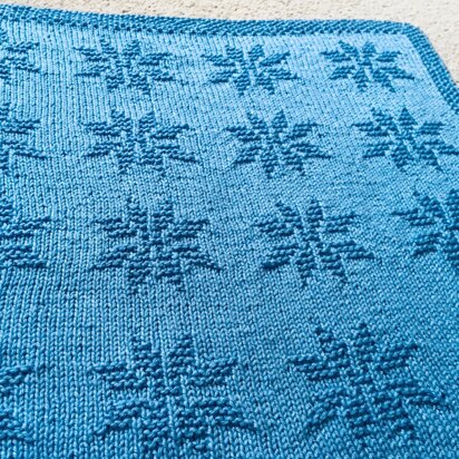 Snowflake Baby Blanket