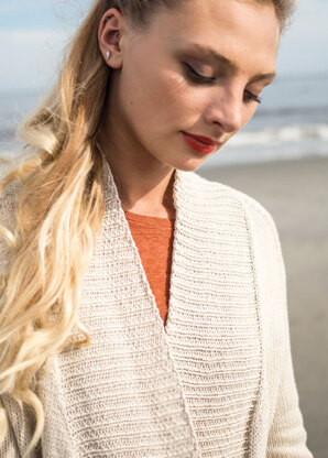 Aliisa Cardigan in Berroco Pima 100 - 385-1 - Downloadable PDF