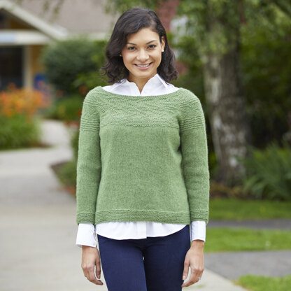 Valley Yarns 806 Directional Pullover at WEBS | Yarn.com